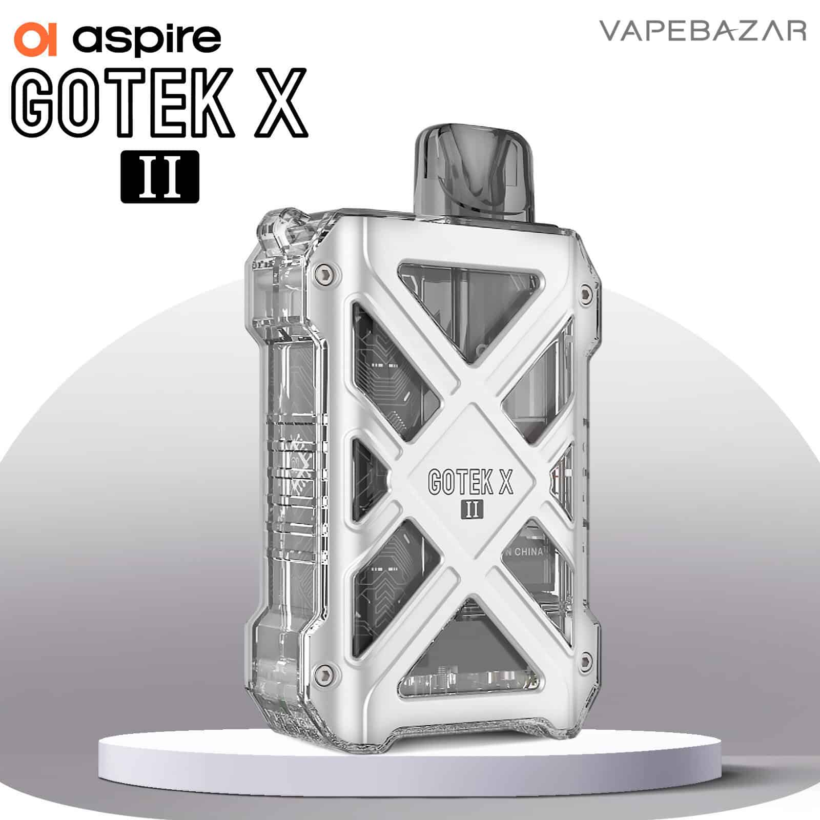 Silver | Vapebazar Aspire Gotek X Ii
