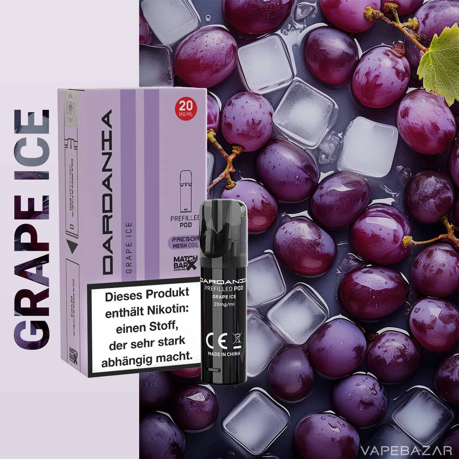 GrapeIce | Vapebazar Dardania Pods Grape Ice