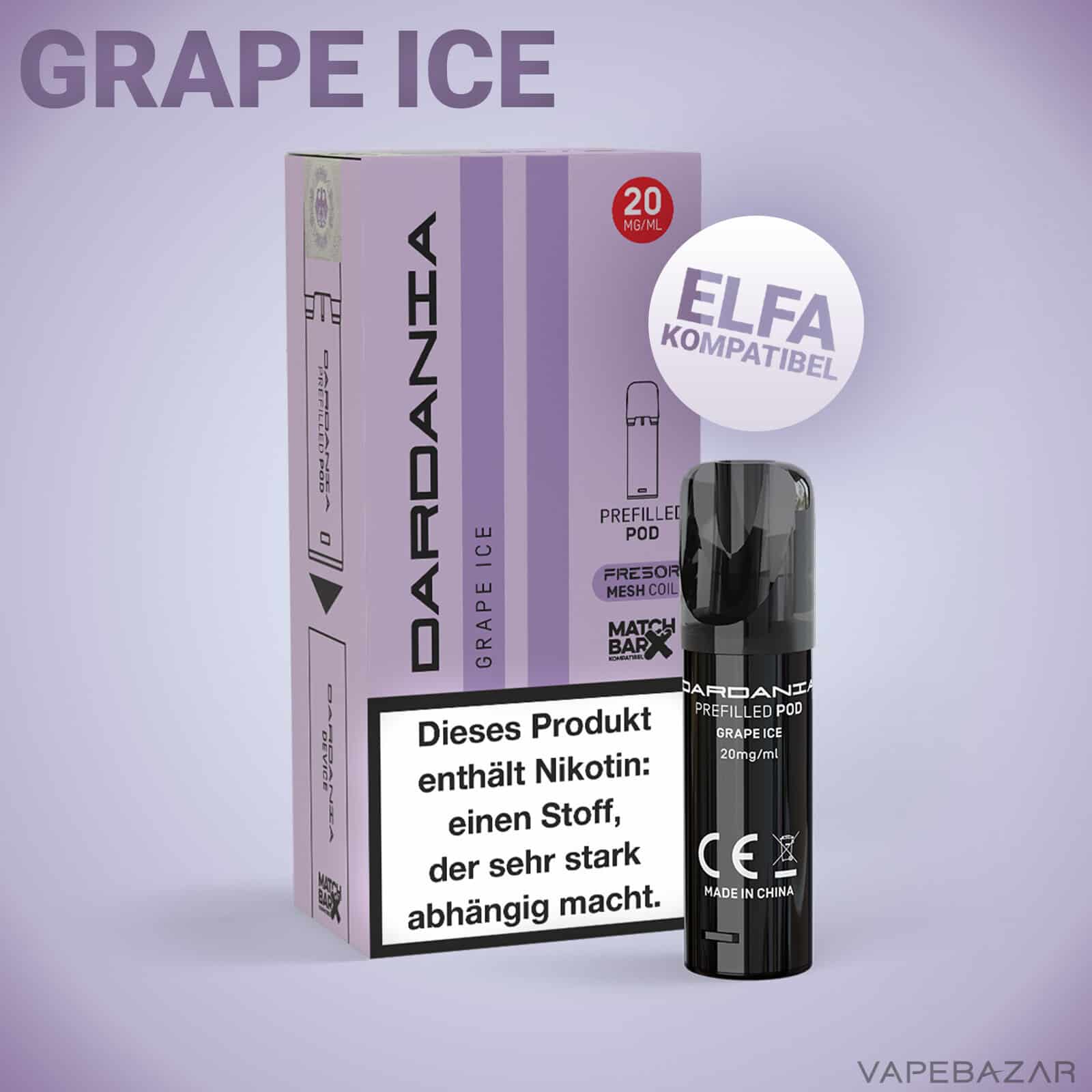 GrapeIce2 | Vapebazar Dardania Pods - Berry Mix