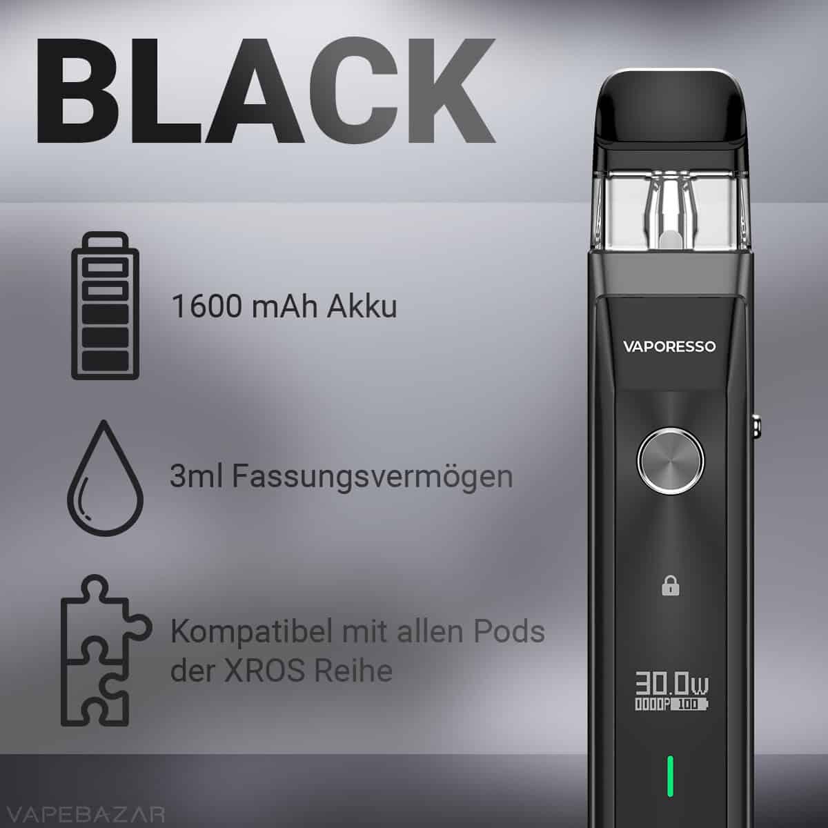 VAPEBAZAR Vaporesso XROS Pro Black 2 Kopie | Vapebazar Vaporesso Xros Pro - Orange