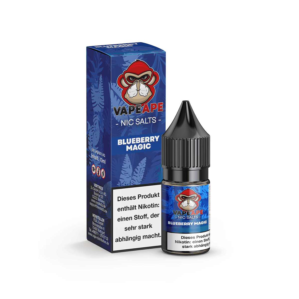 VapeApe NicSalts BlueberryMagic 3neu | Vapebazar Vapeape - Blueberry Magic - Nic Salts