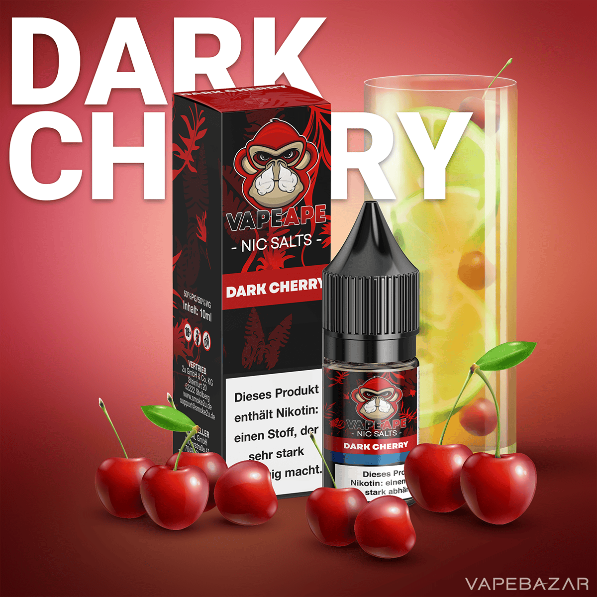 VapeApe NicSalts Dark Cherryneu | Vapebazar Vapeape Nicsalts Dark Cherryneu