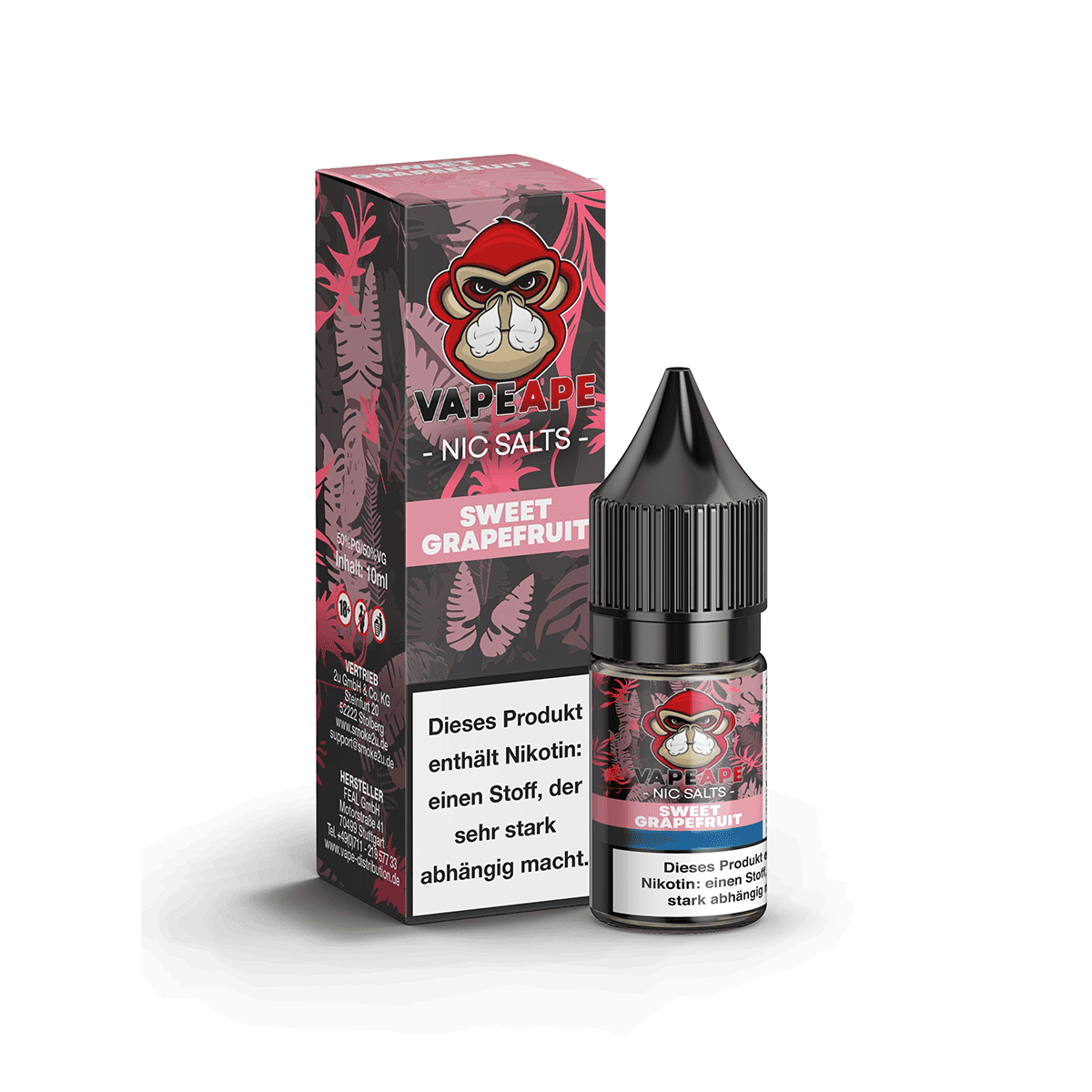 VapeApe NicSalts Sweet Grapefruit 3neu | Vapebazar Vapeape - Sweet Grapefruit - Nic Salts