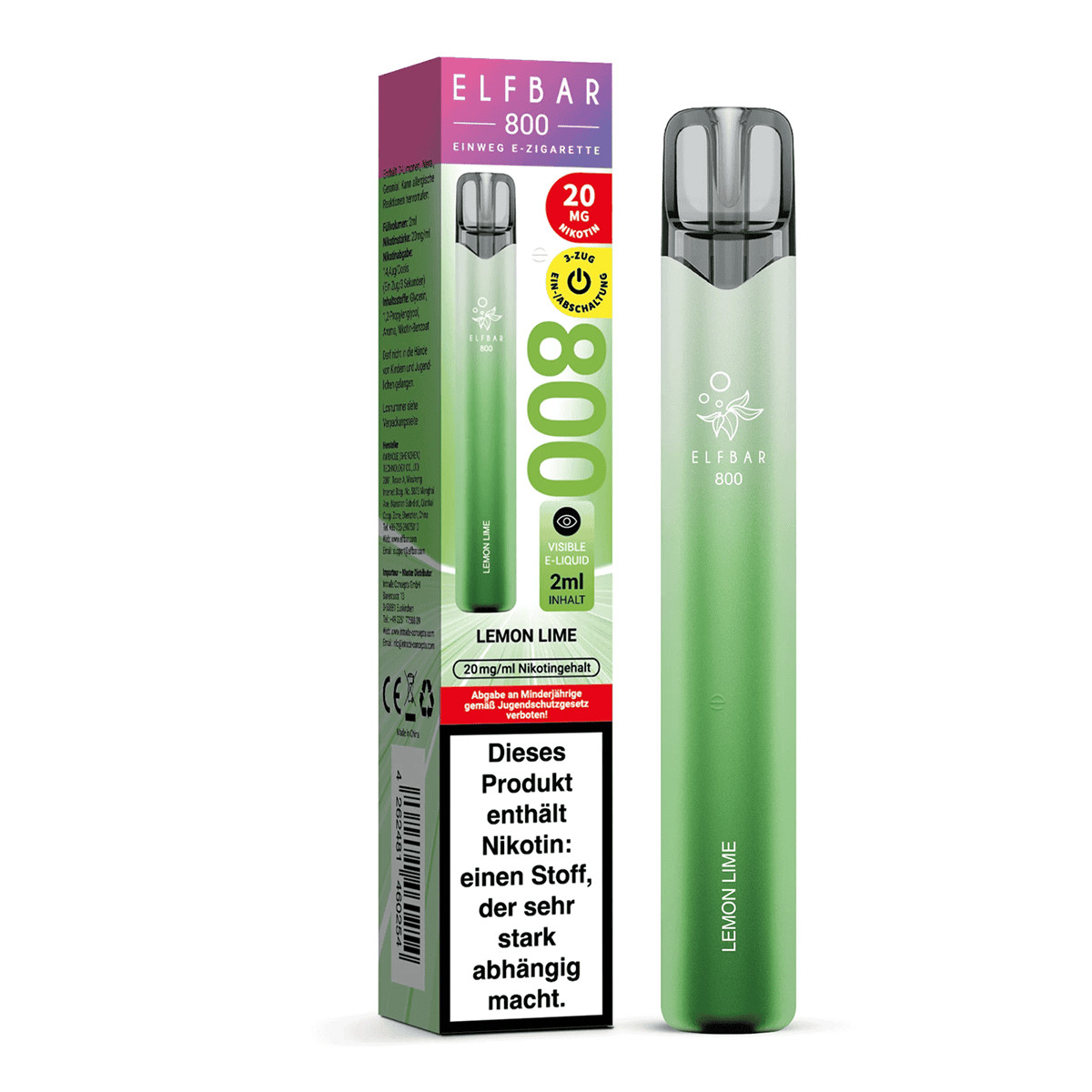 Elfbar 800 Lemon Lime 3 | Vapebazar Elf Bar 800 - Blackberry Ice