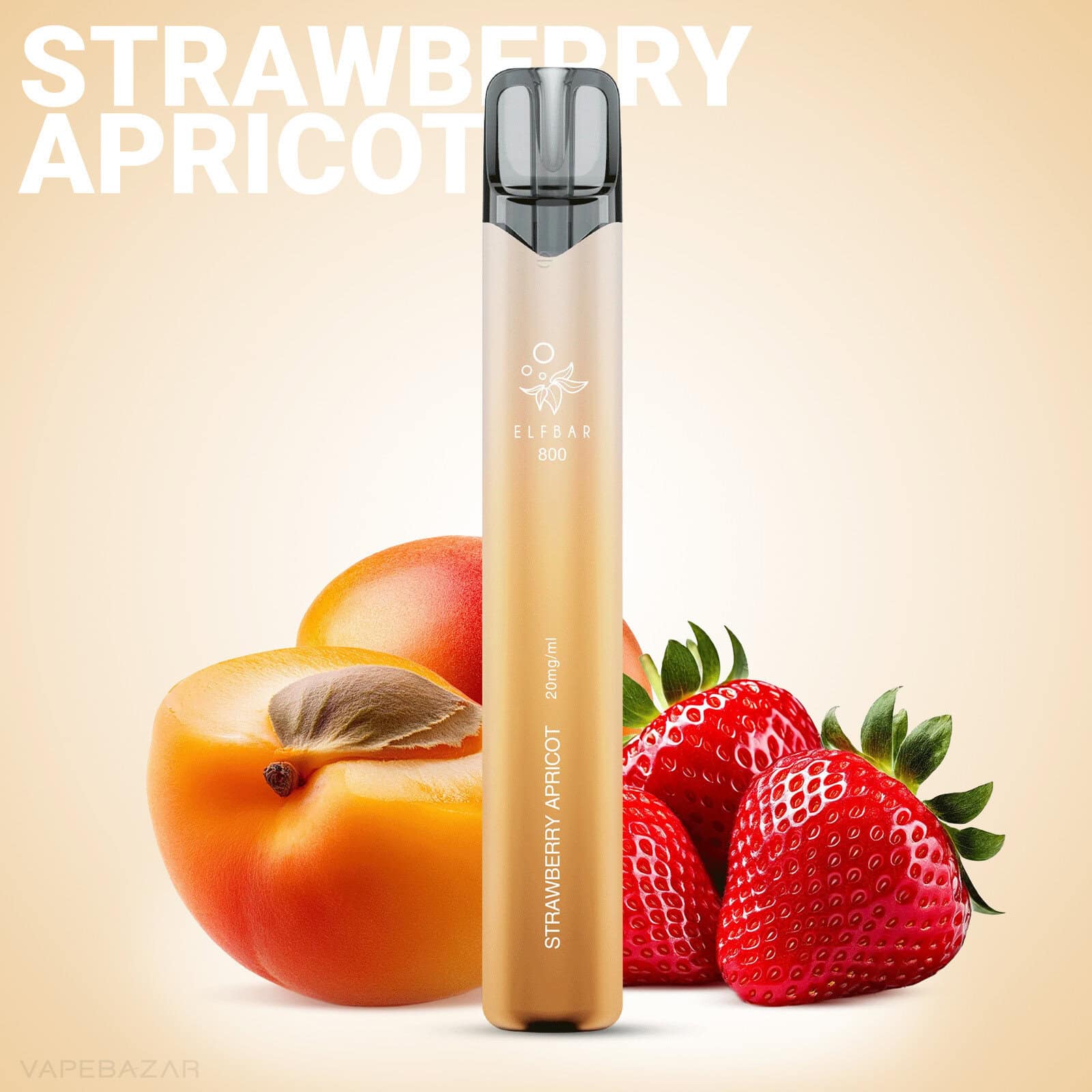 Elfbar 800 Strawberry Apricot | Vapebazar Elfbar 800 Strawberry Apricot
