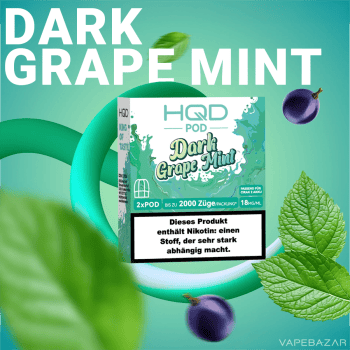 Hqd Pod 2 Dark Grape Mint 2 HQD CIrak 2