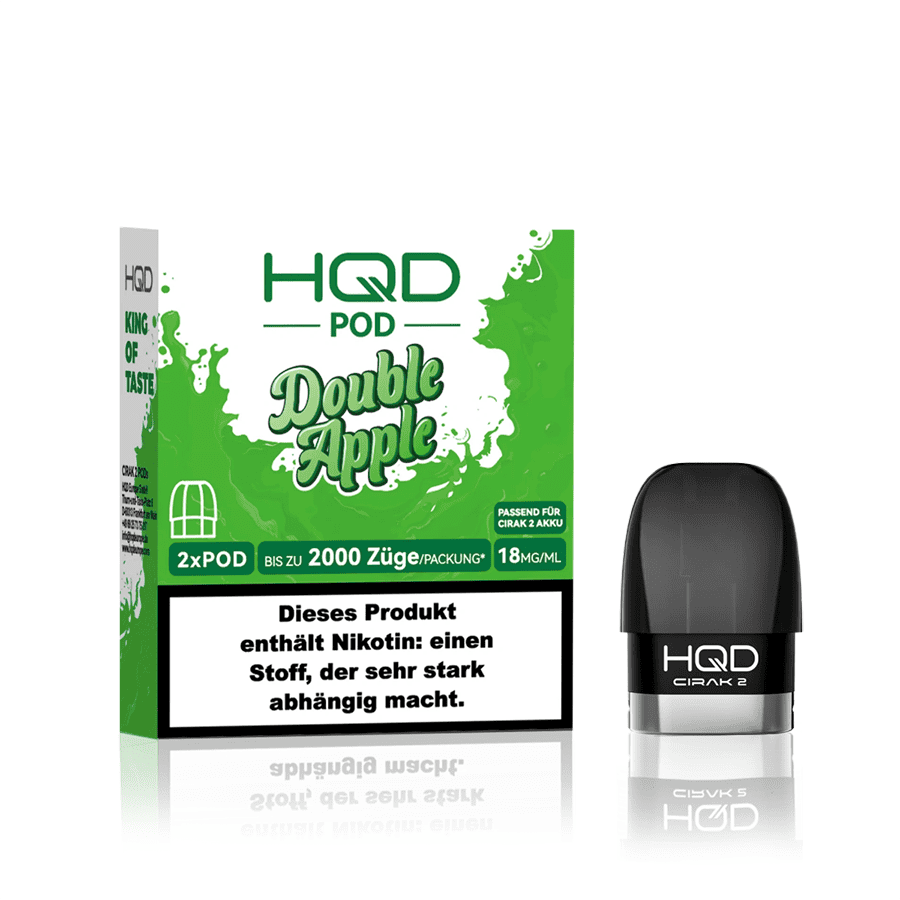 Hqd Pod 2 Double Apple 3HQD CIrak 2 | Vapebazar Hqd Cirak 2 Pods - Apple Peach