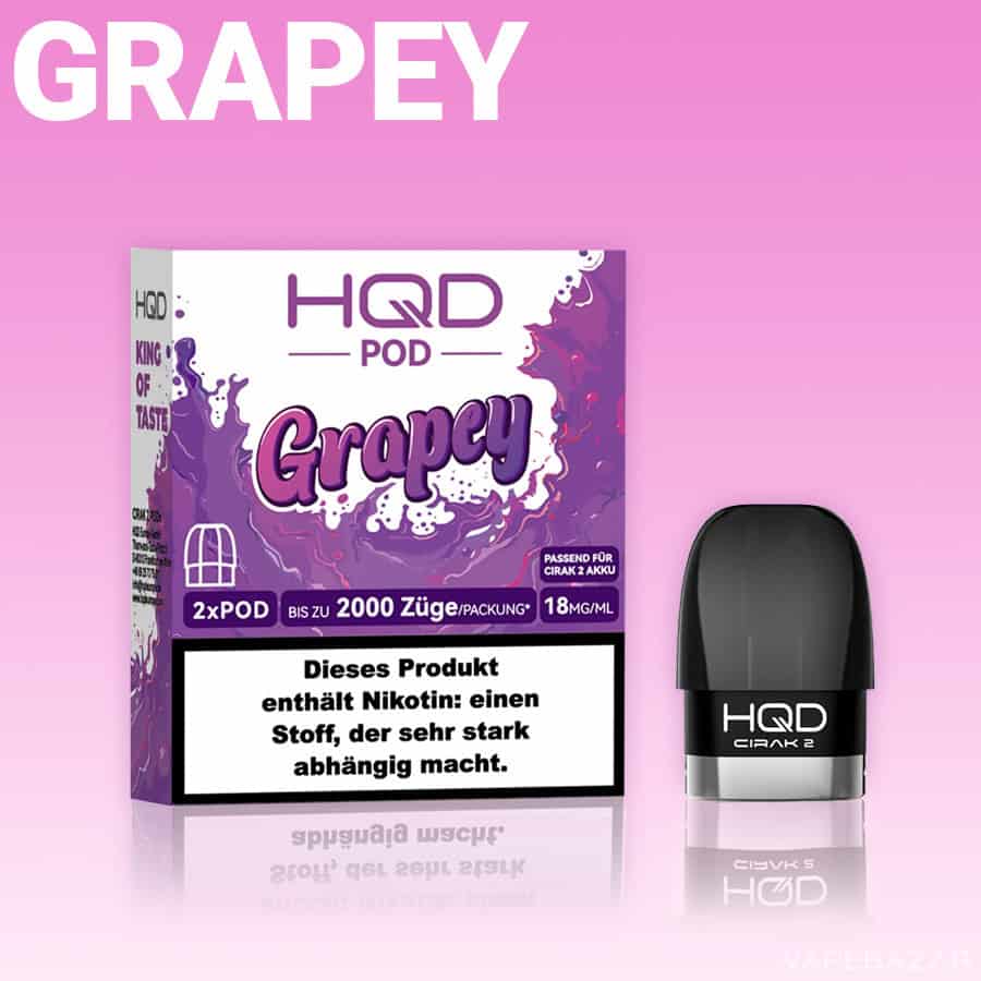 Hqd Pod 2 Grapey 2HQD CIrak 2 | Vapebazar Hqd Cirak 2 Pods - Apple Peach