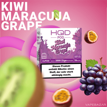 Hqd Pod 2 Kiwi Maracuja Grape HQD CIrak 2