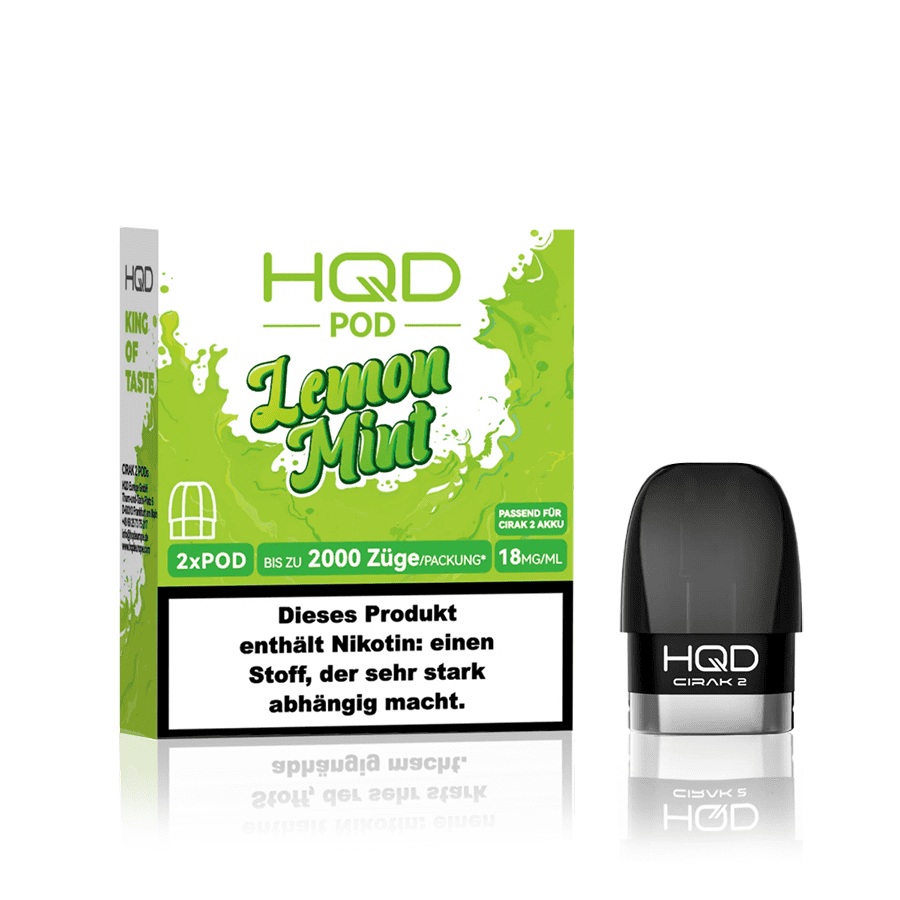 Hqd Pod 2 Lemon Mint 3HQD CIrak 2 | Vapebazar Hqd Cirak 2 Pods - Apple Peach