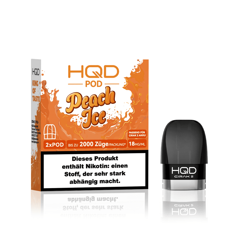 Hqd Pod 2 Peach Ice 3HQD CIrak 2 | Vapebazar Hqd Cirak 2 Pods - Apple Peach
