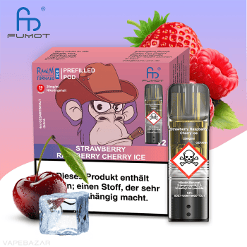 Randm Tornado Pods Strawberry Raspberry Cherry Ice