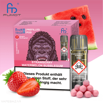 Randm Tornado Pods Strawberry Watermelon Bubblegum