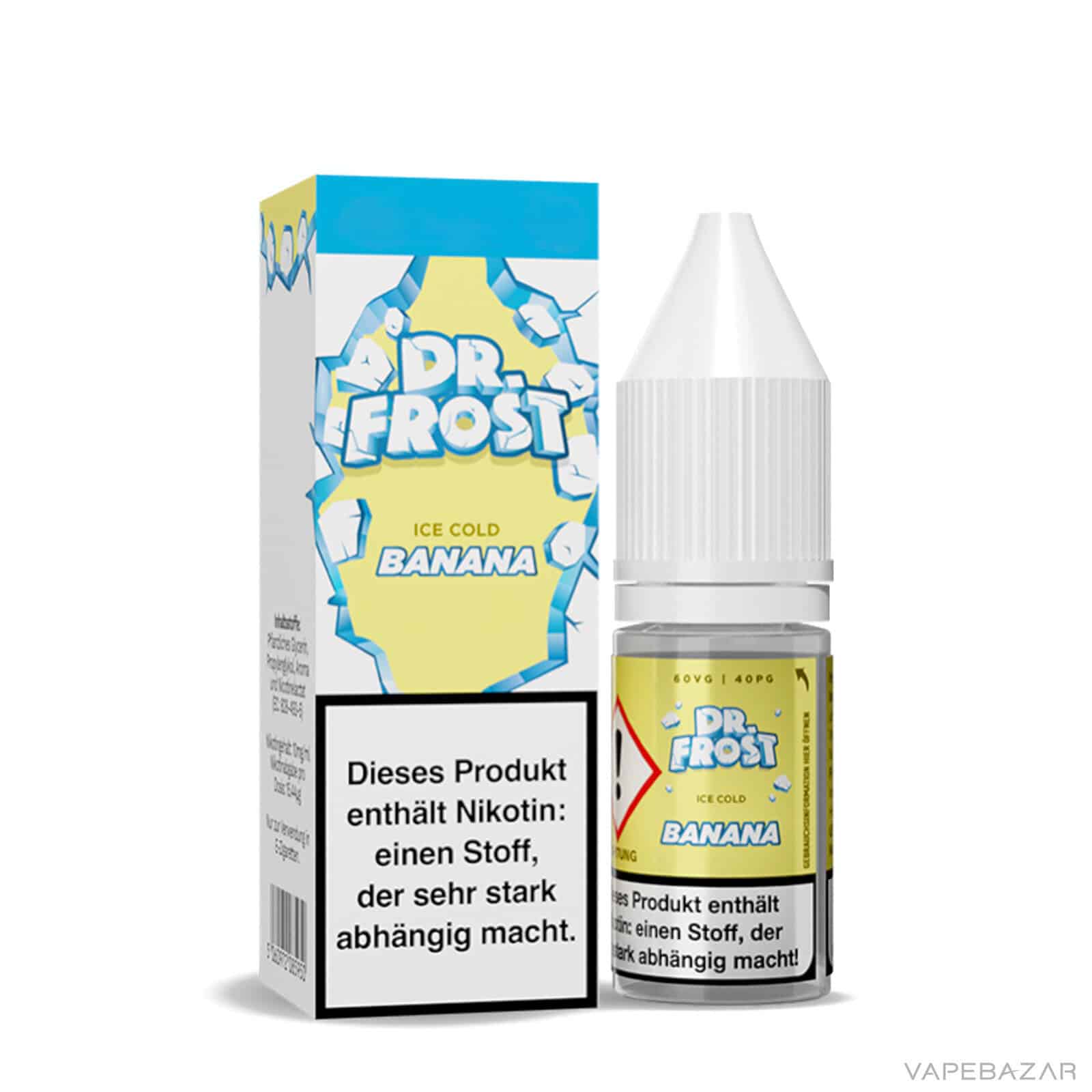 Dr. Frost Ice Cold Banana 3 | Vapebazar Dr. Frost Ice Cold - Nic Salt - Banana