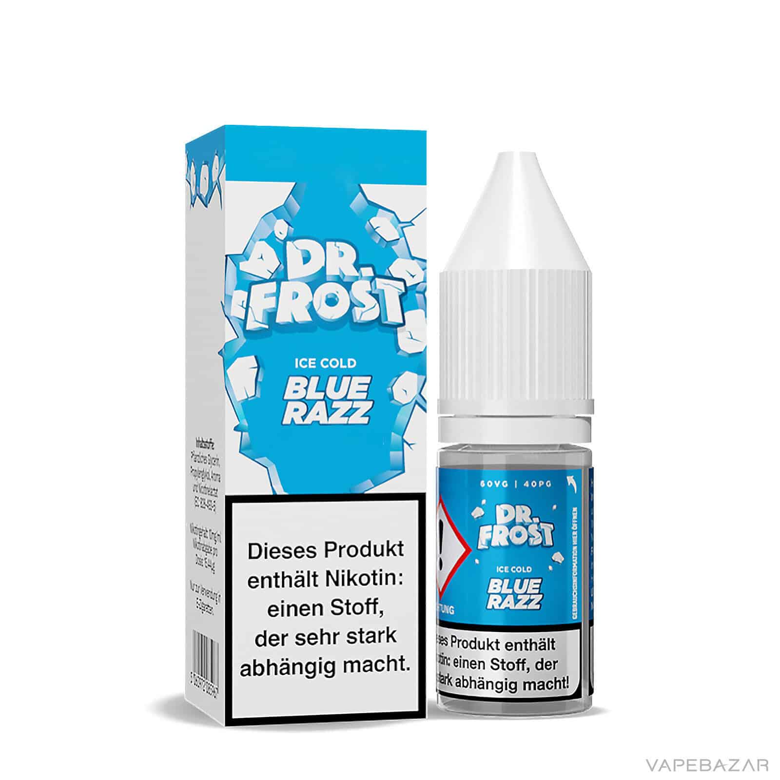 Dr. Frost Ice Cold Blue Razz 3 | Vapebazar Dr. Frost Ice Cold - Nic Salt - Nrg
