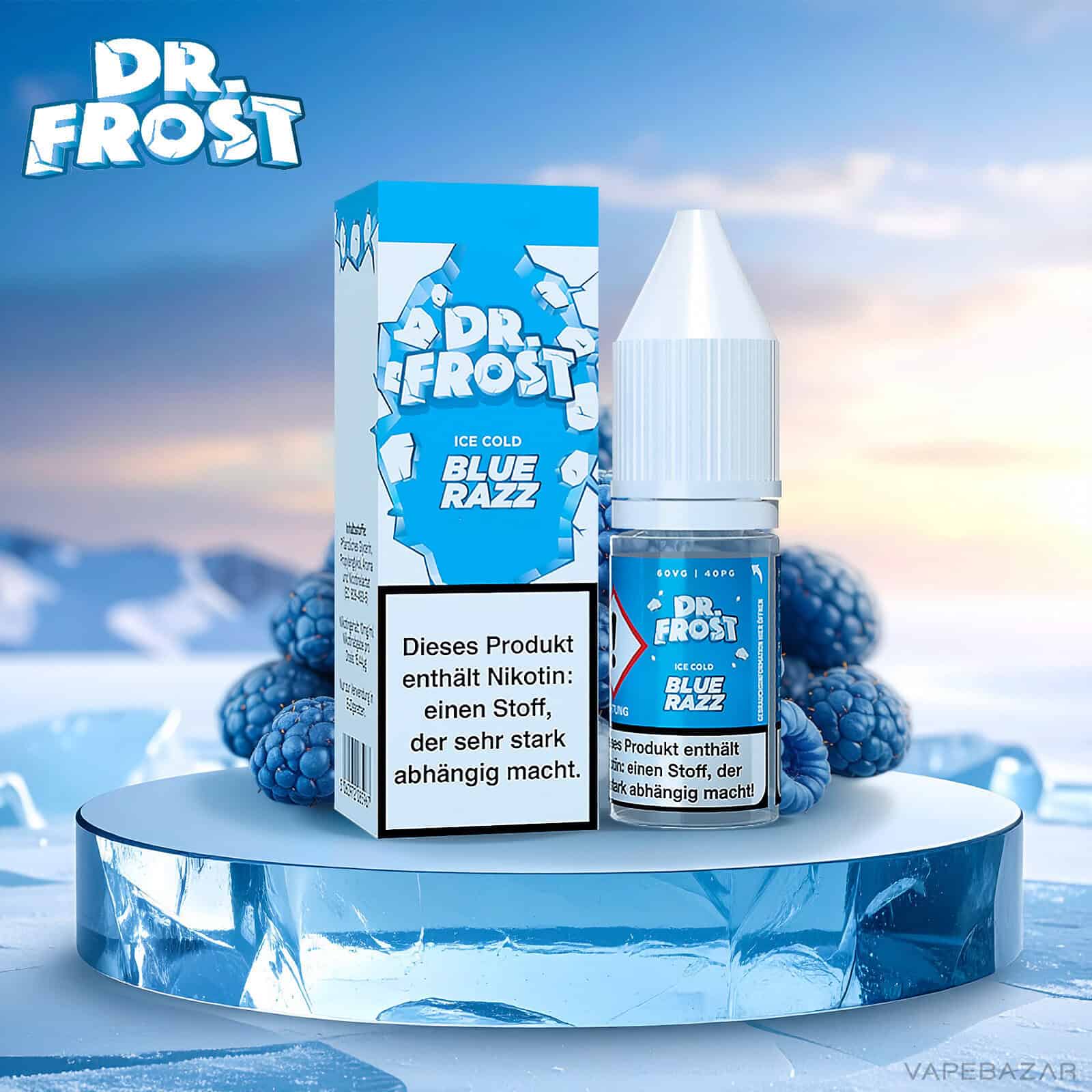 Dr. Frost Ice Cold Blue Razz | Vapebazar Dr. Frost Ice Cold - Blue Razz