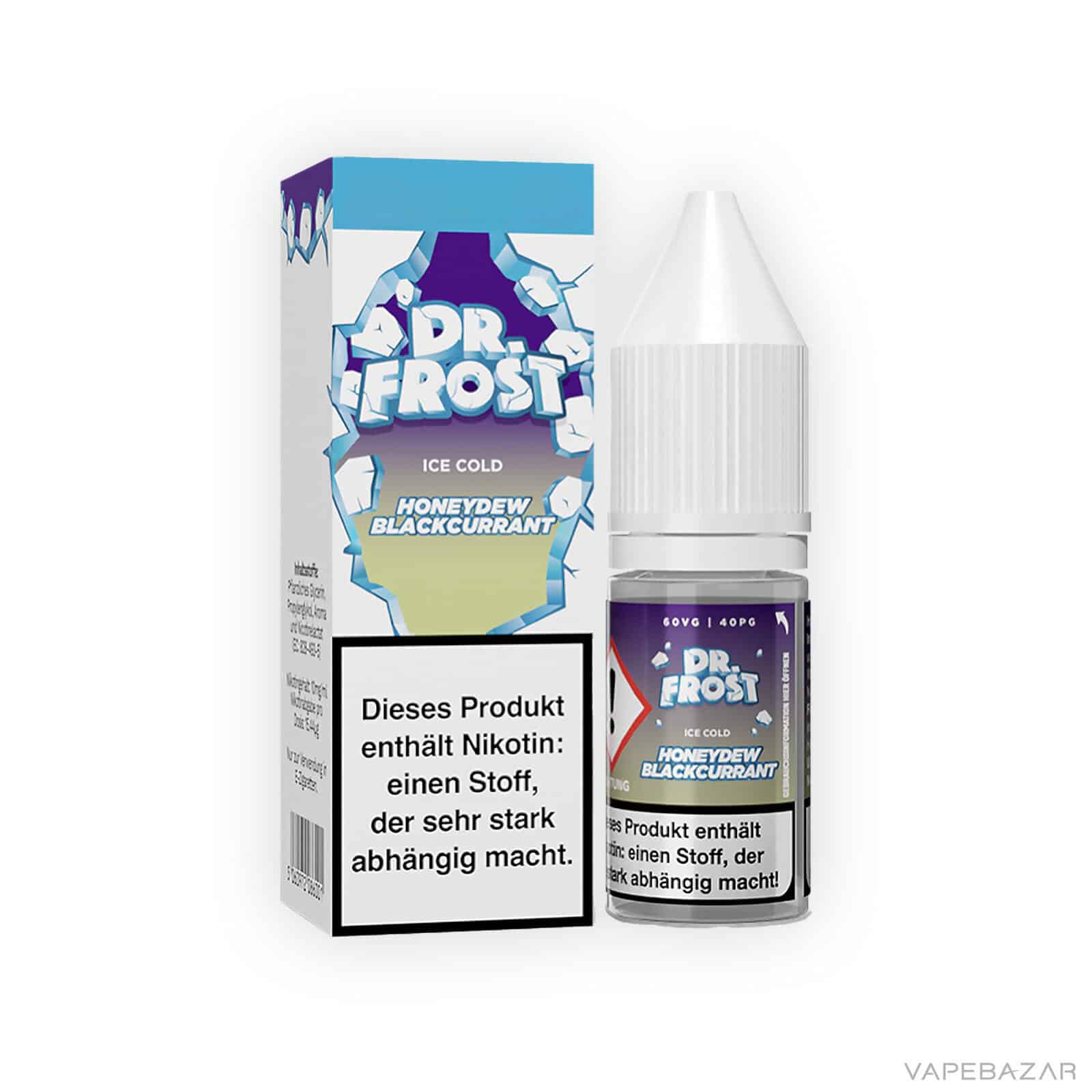 Dr. Frost Ice Cold Honeydew Blackcurrant 3 | Vapebazar Dr. Frost Ice Cold - Nic Salt - Dark Berries