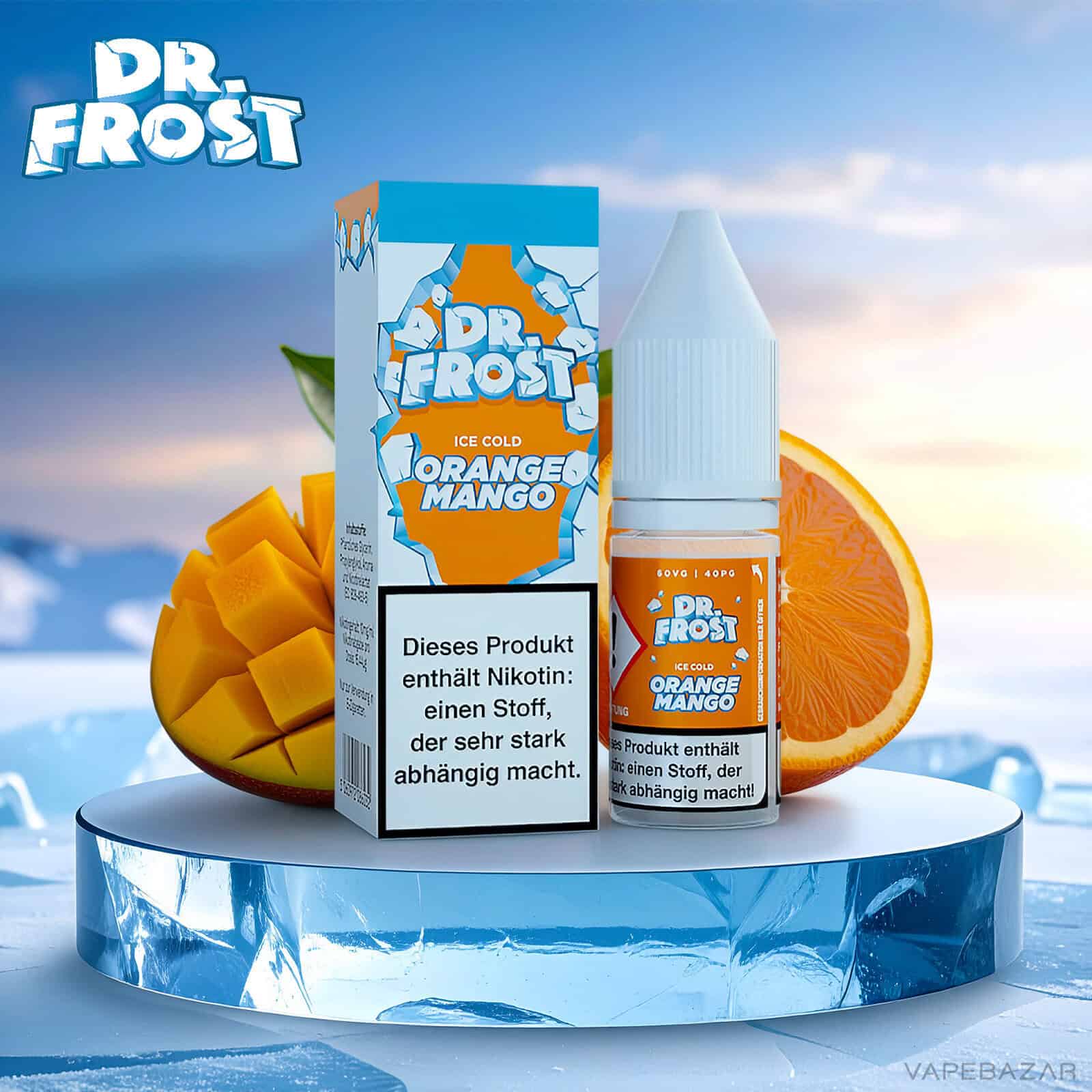 Dr. Frost Ice Cold Orange Mango | Vapebazar Dr. Frost Ice Cold - Orange Mango