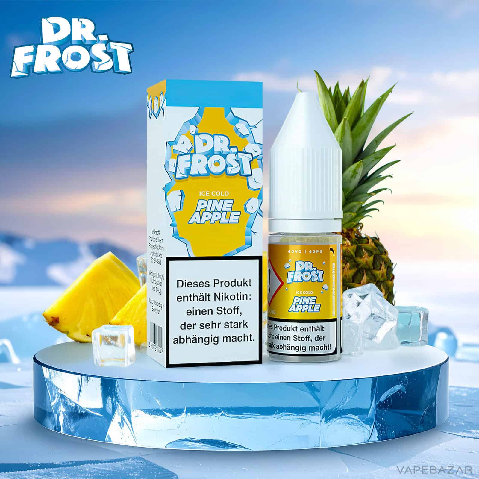 Dr. Frost Ice Cold Pine Apple | Vapebazar Dr. Frost Ice Cold - Pine Apple