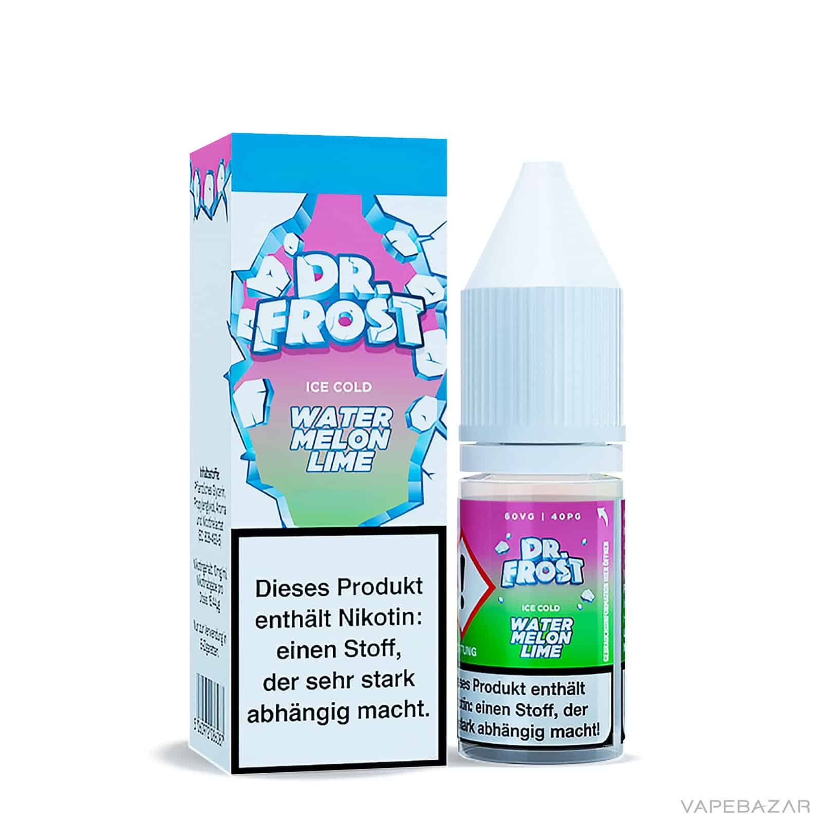 Dr. Frost Ice Cold Watermelon Lime 3 | Vapebazar Dr. Frost Ice Cold - Nic Salt - Nrg