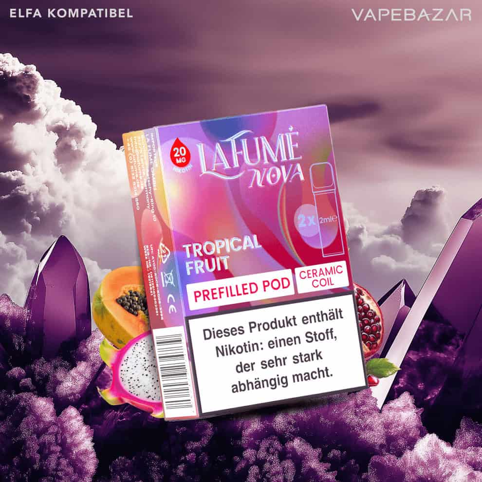 Lafume Nova pods tropical fruit | Vapebazar Lafume Nova Pods - Tropical Fruit (2Er Pack)