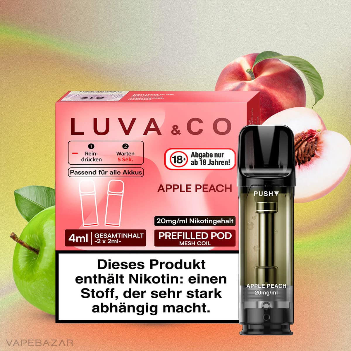 Luva Co Apple PeachVAPEBAZAR | Vapebazar Luva &Amp; Co Apple Peachvapebazar