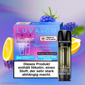 Luva & Co BlueRaspberry LemonVAPEBAZAR
