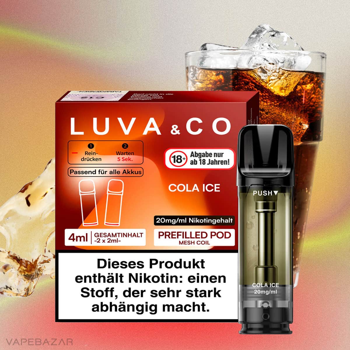 Luva Co Cola IceVAPEBAZAR | Vapebazar Luva &Amp; Co Cola Icevapebazar