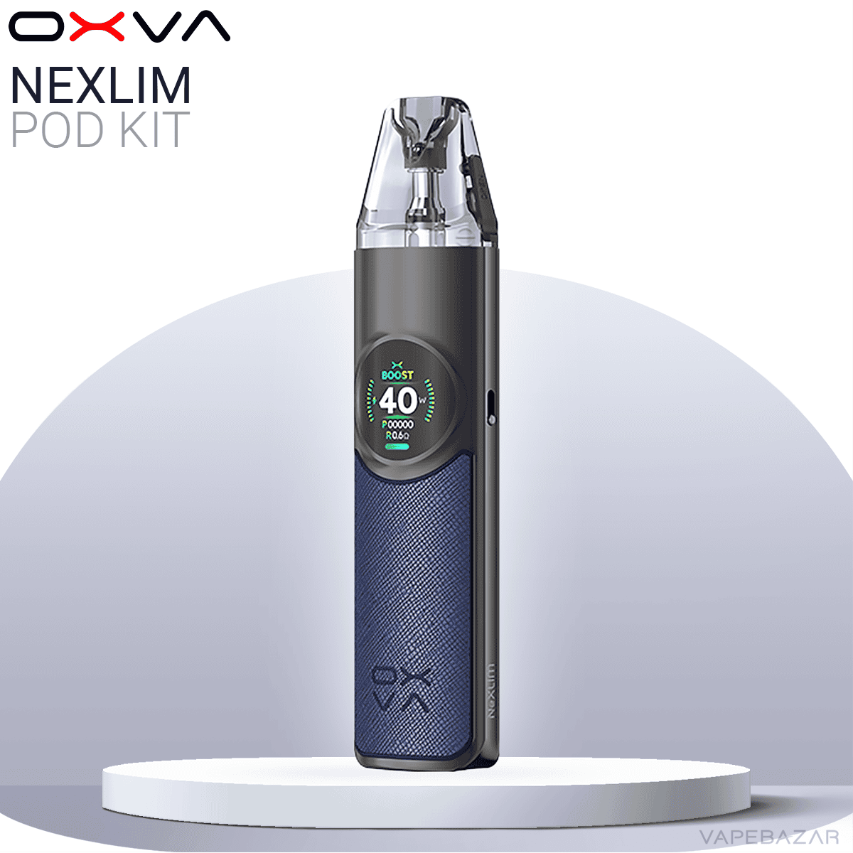 Oxva Nexlim Pod Kit Dark Blue | Vapebazar Oxva Nexlim Pod Kit Dark Blue
