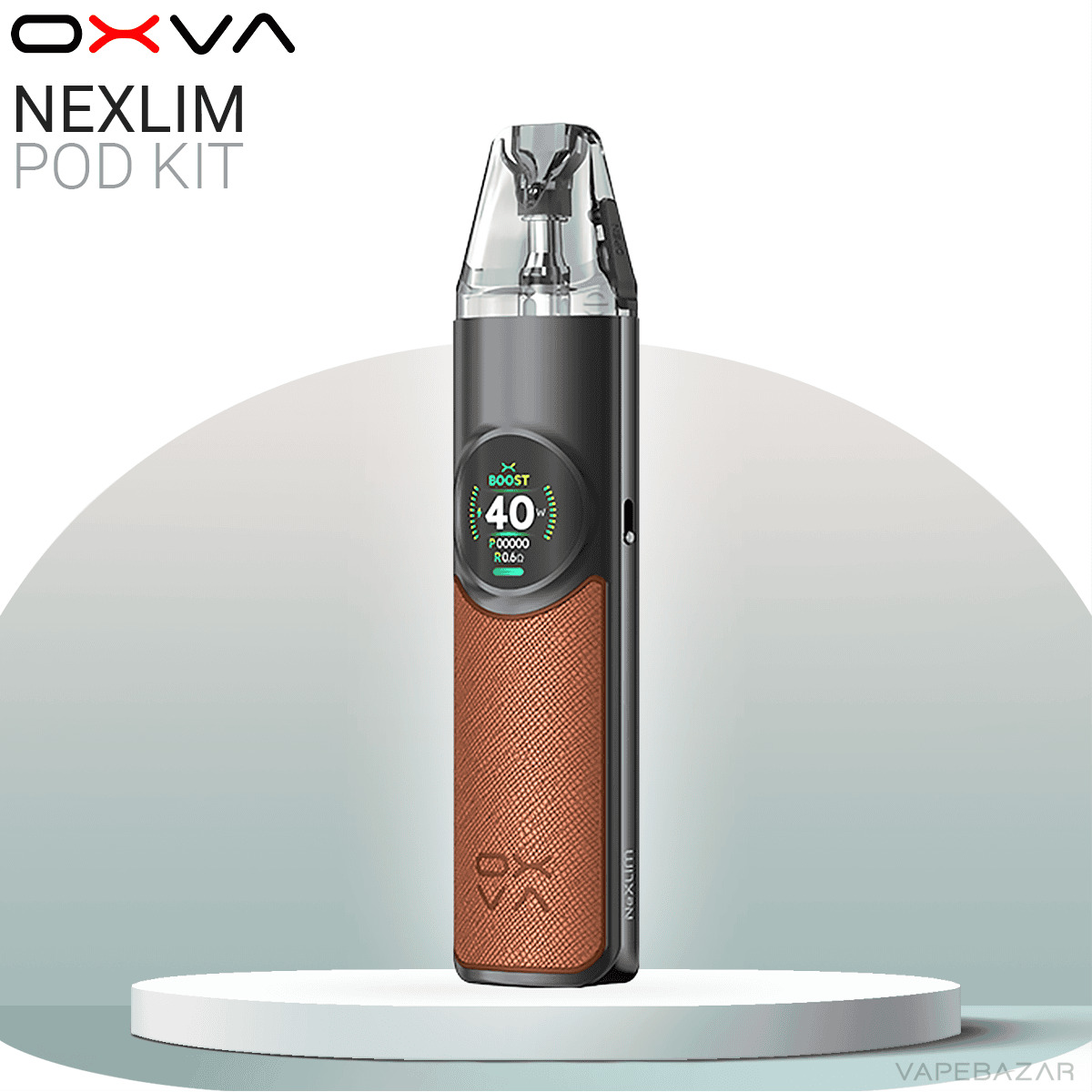 Oxva Nexlim Pod Kit Dark Brown | Vapebazar Oxva Nexlim Pod Kit Dark Brown
