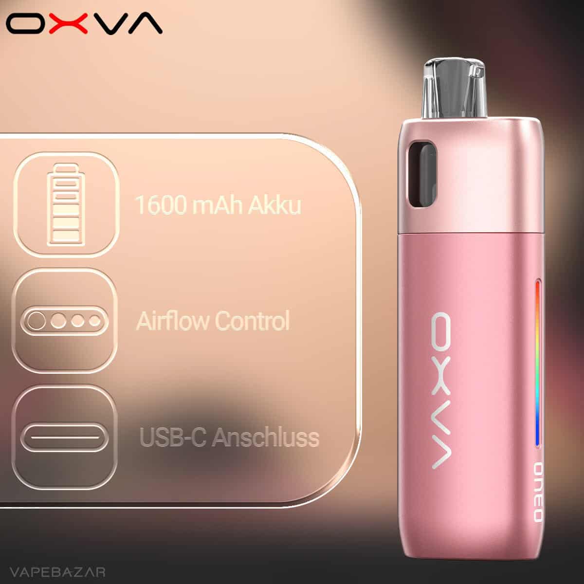 Oxva Oneo Phantom Pink 2 | Vapebazar Oxva Oneo - Pod Kit - Astral Black