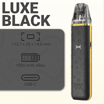 OXVA Xlim Go - Pod Kit - Luxe Black