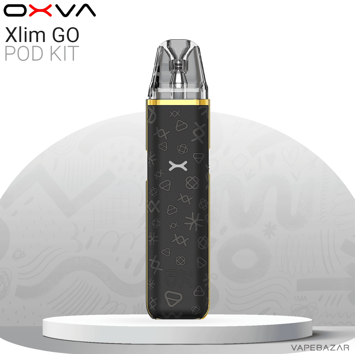 Oxva Xlim Go Pod Kit Luxe Black | Vapebazar Oxva Xlim Go Pod Kit Luxe Black