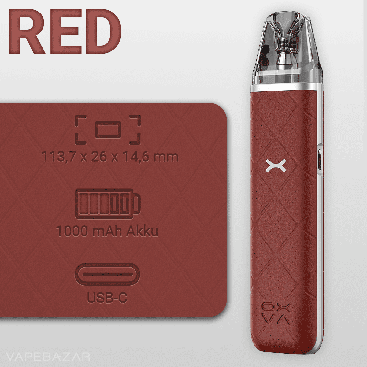 Oxva Xlim Go Red 2 | Vapebazar Oxva Xlim Go - Pod Kit - Red