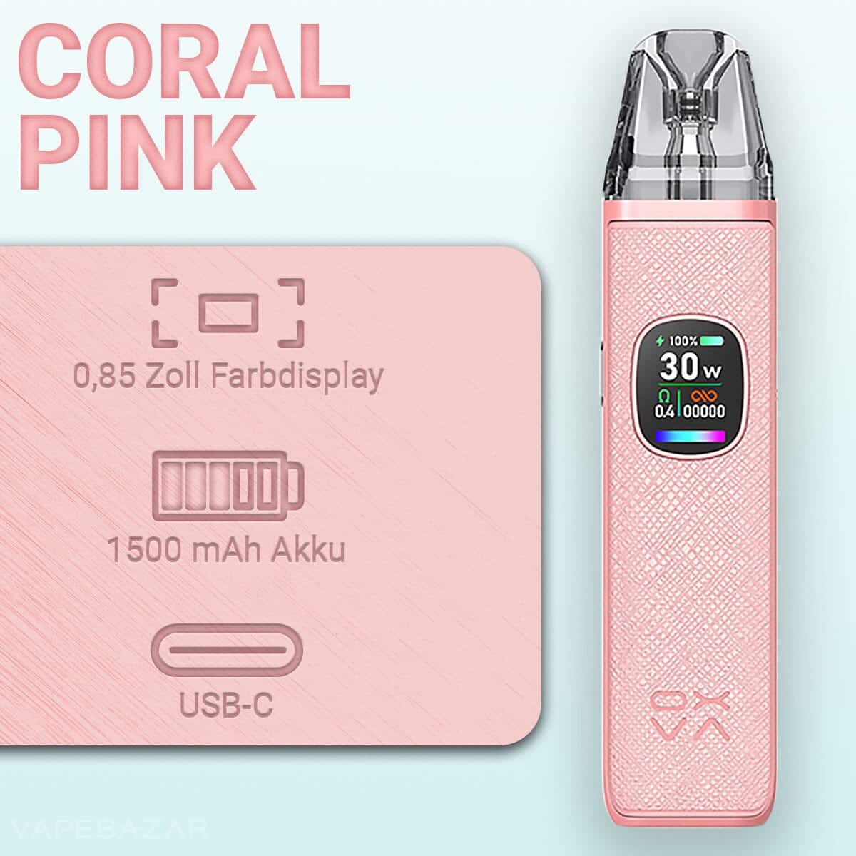 Oxva Xlim Pro 2 Coral Pink 2 | Vapebazar Oxva Xlim Pro 2 Pod Kit - Black Carbon
