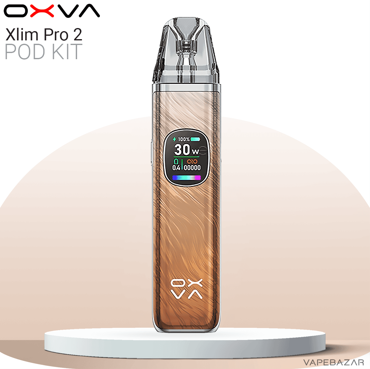 Oxva Xlim Pro 2 Pod Kit Amber Orange | Vapebazar Oxva Xlim Pro 2 Pod Kit Amber Orange