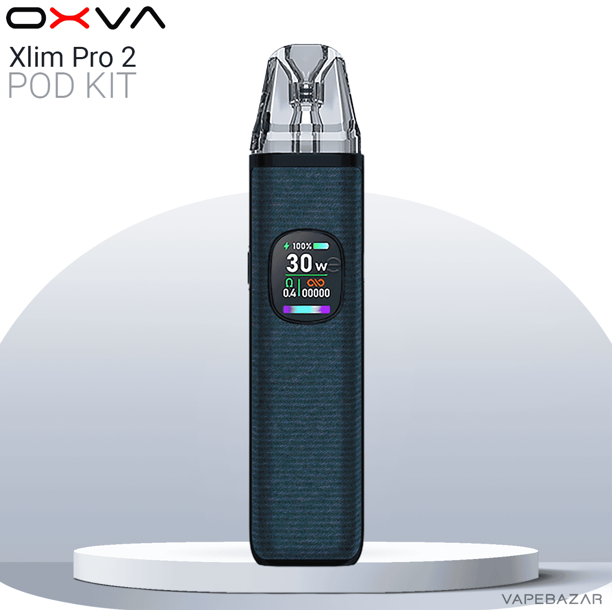 Oxva Xlim Pro 2 Pod Kit Blue Jeans | Vapebazar Oxva Xlim Pro 2 Pod Kit - Black Roségold