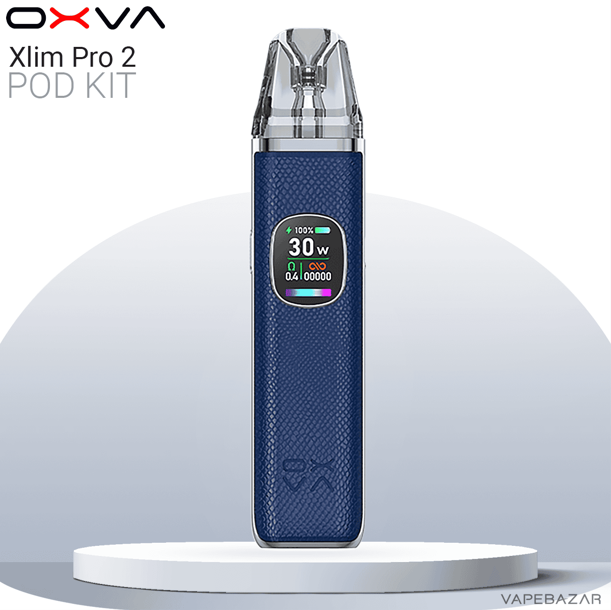 Oxva Xlim Pro 2 Pod Kit Blue Python | Vapebazar Oxva Xlim Pro 2 Pod Kit Blue Python