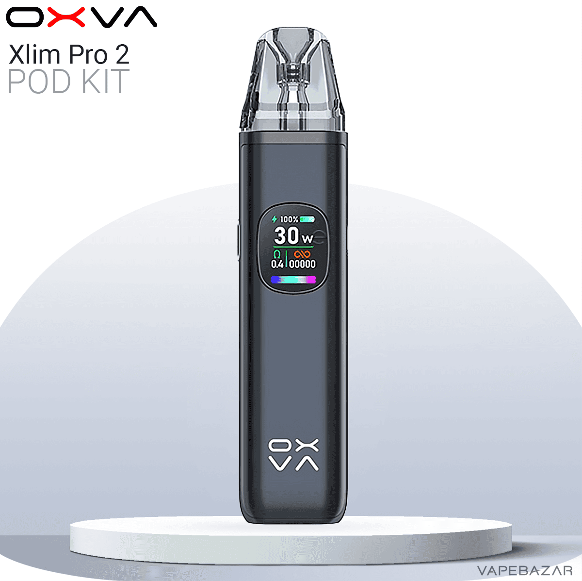 Oxva Xlim Pro 2 Pod Kit Titanium Blue | Vapebazar Oxva Xlim Pro 2 Pod Kit Titanium Blue