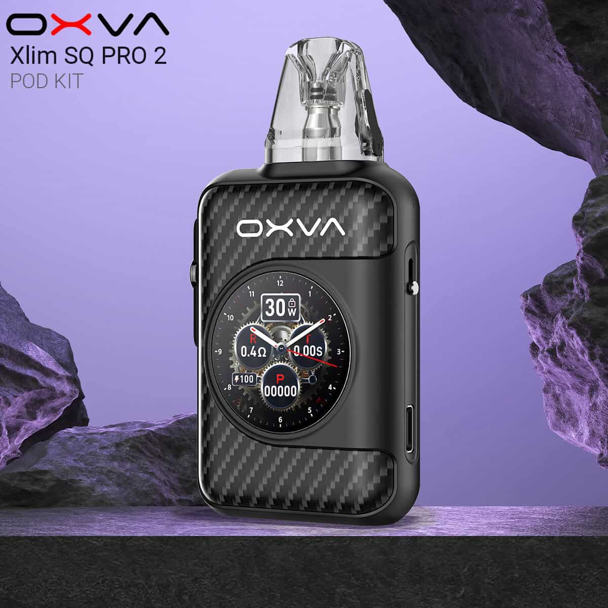 Oxva Xlim SQ Pro 2 Black Carbon | Vapebazar Oxva Xlim Sq Pro 2 - Black Carbon