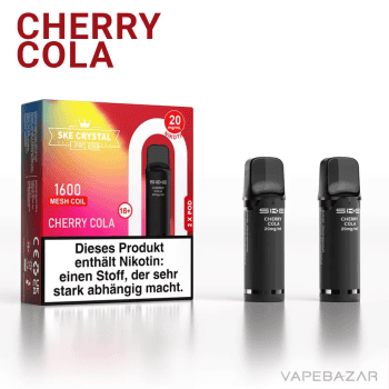 SKE Crystal 800 Pro Pods - Cherry Cola (2er Pack)