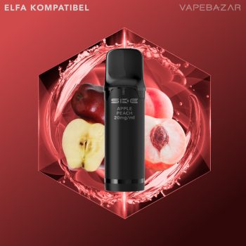 SKE Crystal 800 Pro Pods - Apple Peach (2er Pack)