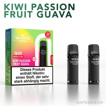SKE Crystal 800 Pro Pods - Kiwi Passion Fruit Guava (2er Pack)