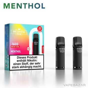 SKE Crystal 800 Pro Pods - Menthol (2er Pack)