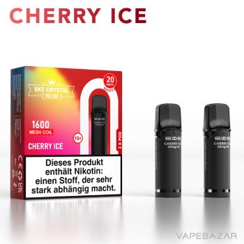 SKE Crystal 800 Pro Pods - Cherry Ice (2er Pack)