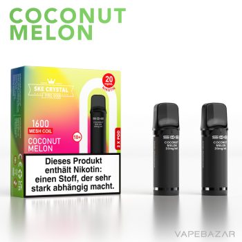 SKE Crystal 800 Pro Pods - Coconut Melon (2er Pack)