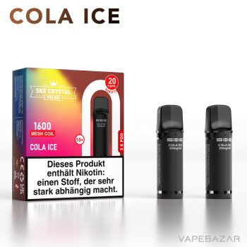 SKE Crystal 800 Pro Pods - Cola Ice (2er Pack)