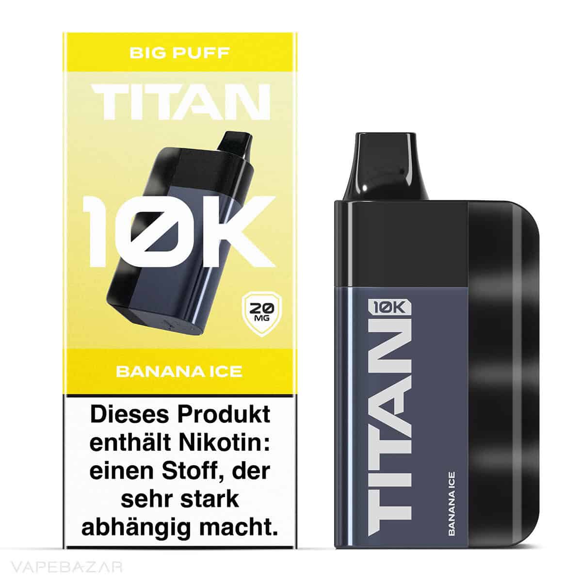Titan 10k Banana Ice 3 | Vapebazar Titan 10K Gerät - Tropical Tango