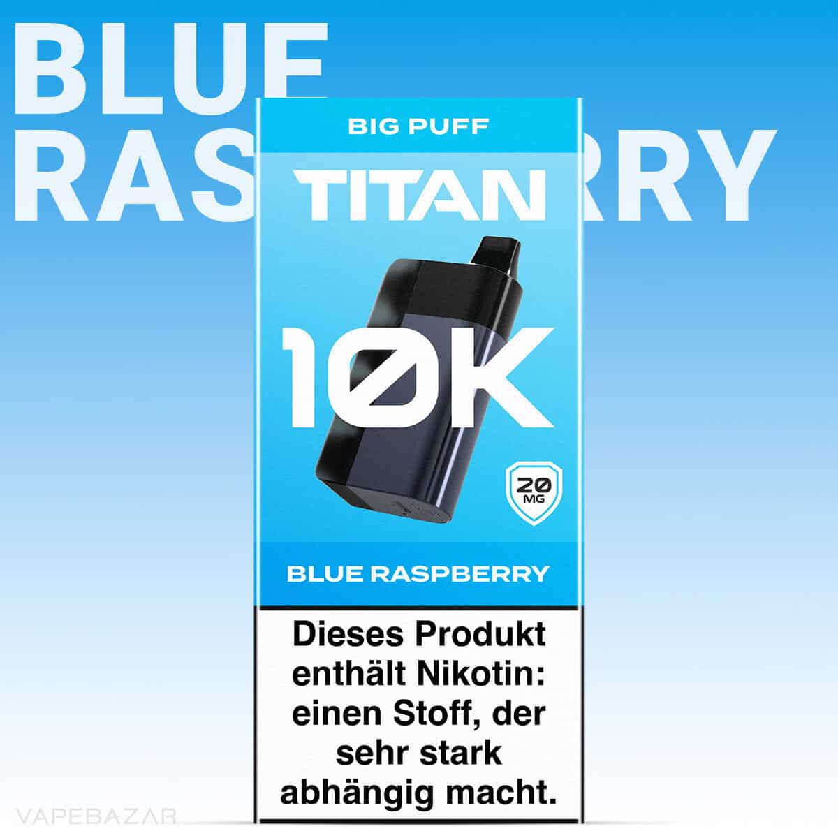 Titan 10k Blue Raspberry 2 | Vapebazar Titan 10K Gerät - Tropical Tango