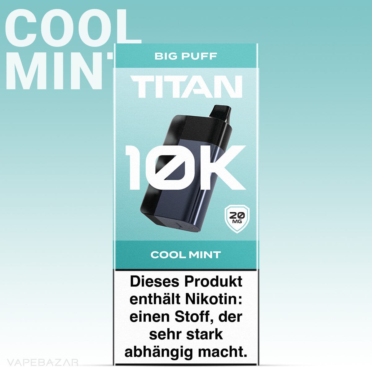 Titan 10k Cool Mint 2 | Vapebazar Titan 10K Gerät - Tropical Tango